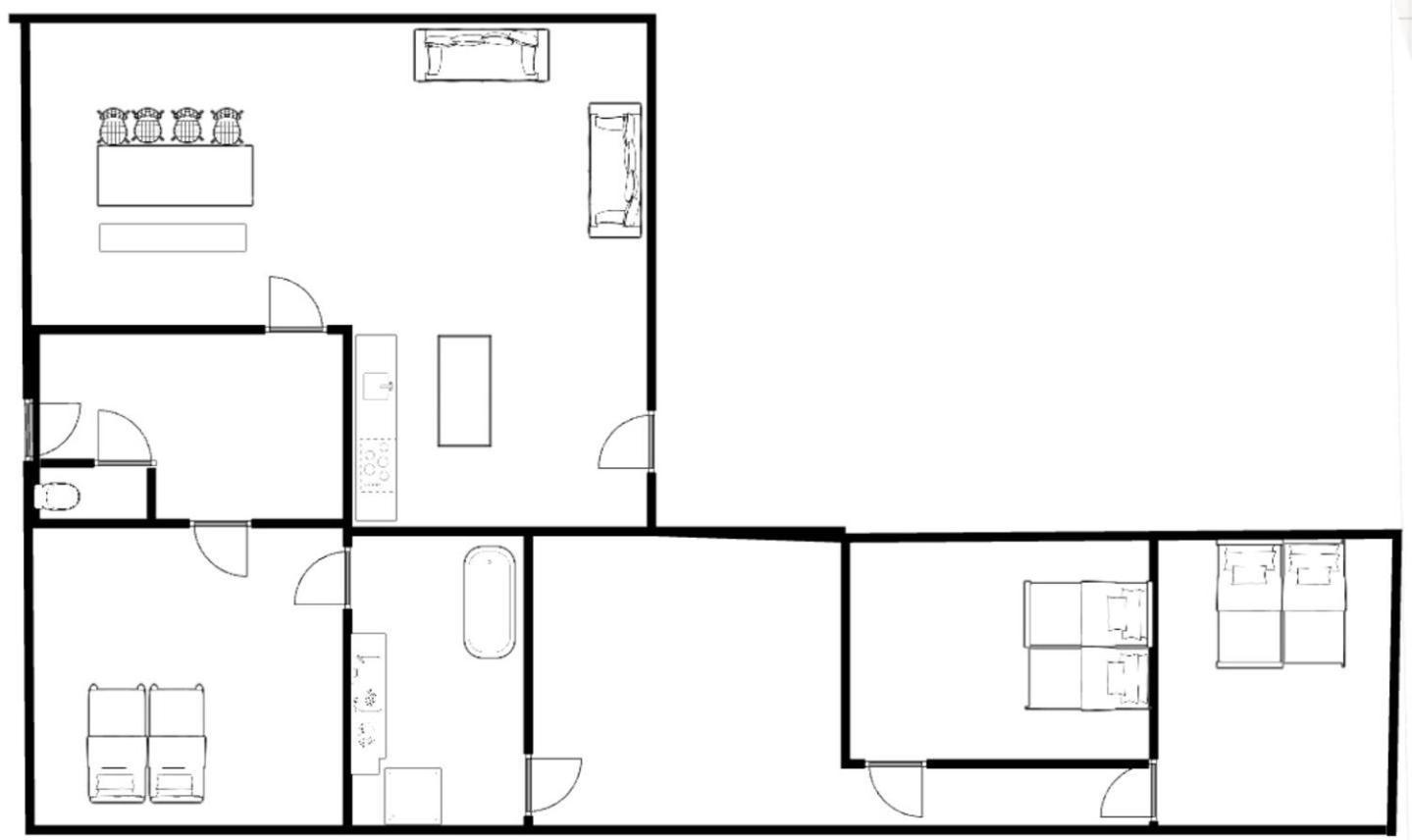 Xxl House With Free Parking & 3 Bedrooms 튈뷔르흐 외부 사진